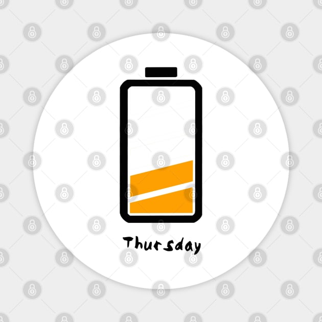 Thursday vibes Magnet by pepques